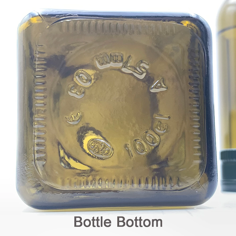 Groothandel 1 liter oliefles | Marasca | Antiekgroen/Helder 4 1000ml antieke groene glazen olijfoliefles met bodem