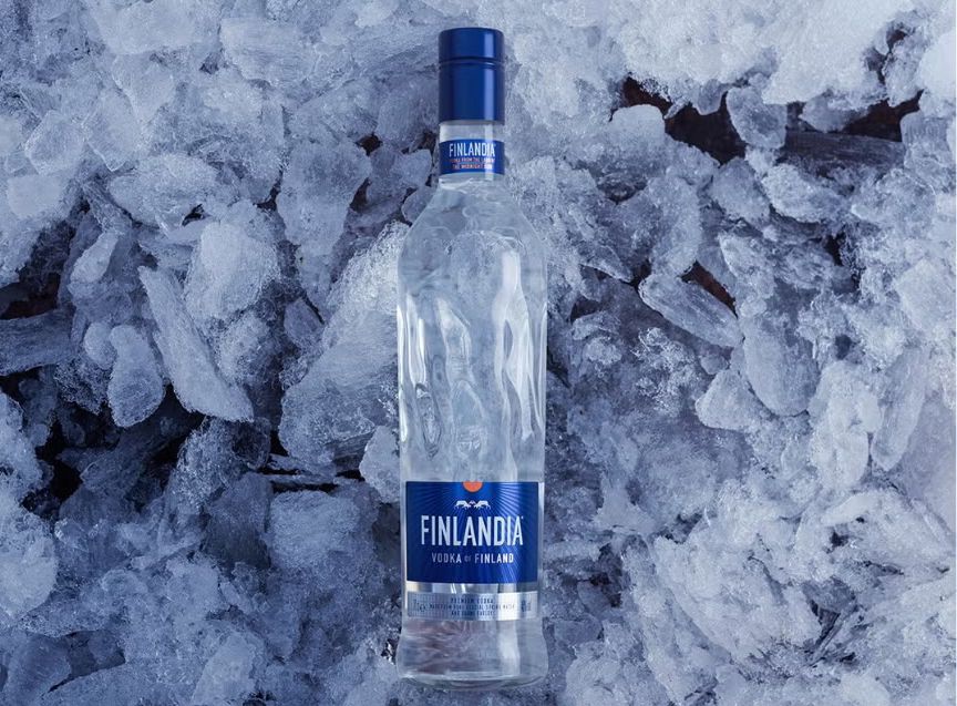 Finlandia Wodkaflasche