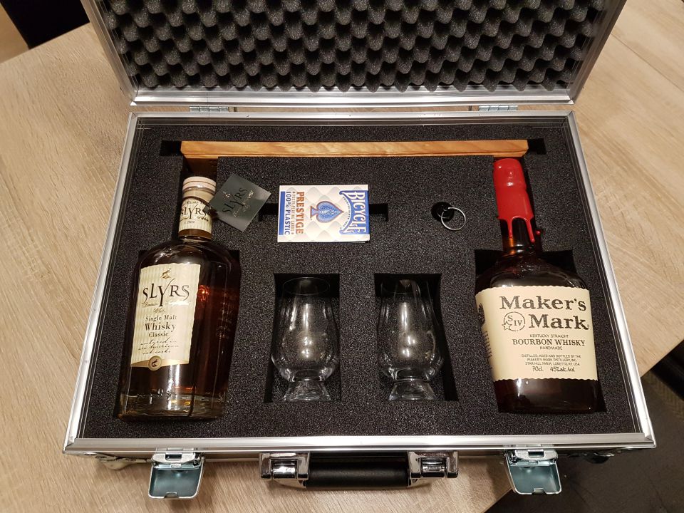 a case of whiskey